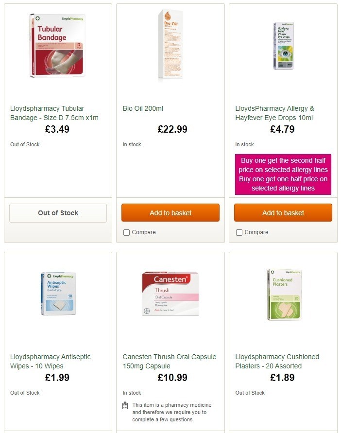 Lloyds Pharmacy Offers from 19 June