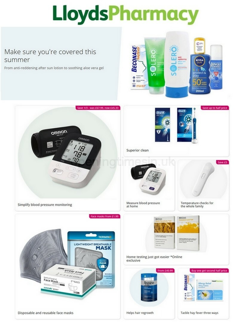 Lloyds Pharmacy Offers from 14 August