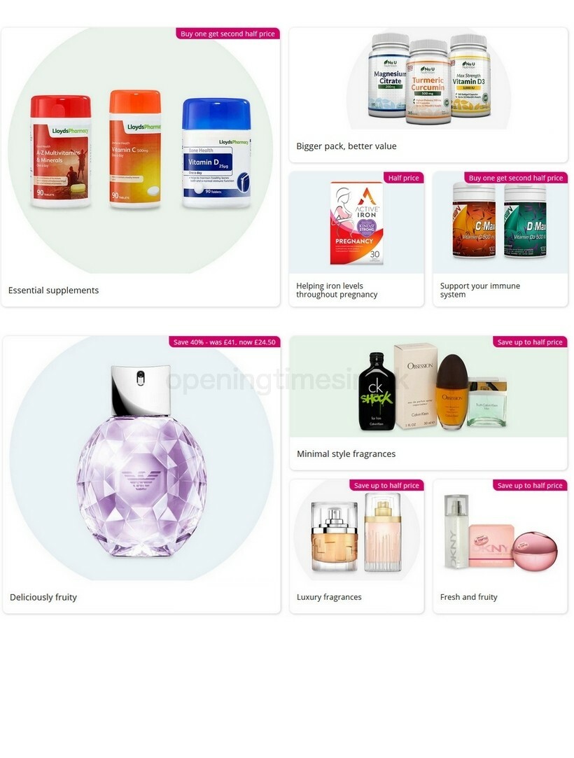 Lloyds Pharmacy Offers from 14 August