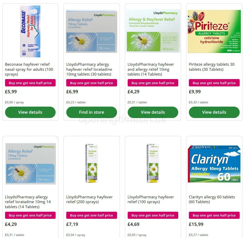 Lloyds Pharmacy Offers from 14 August