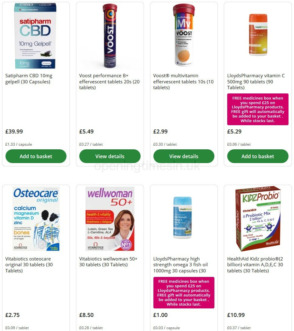 Lloyds Pharmacy Offers from 8 October