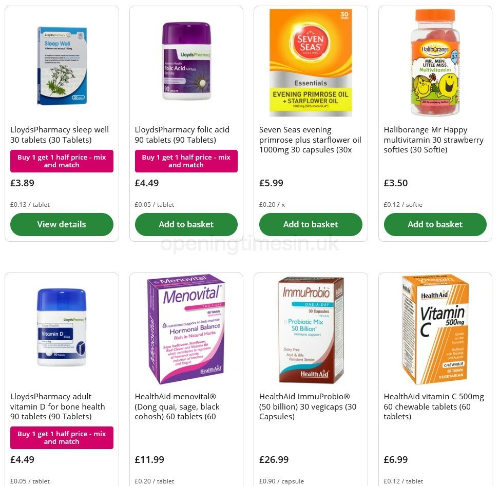Lloyds Pharmacy Offers from 31 October
