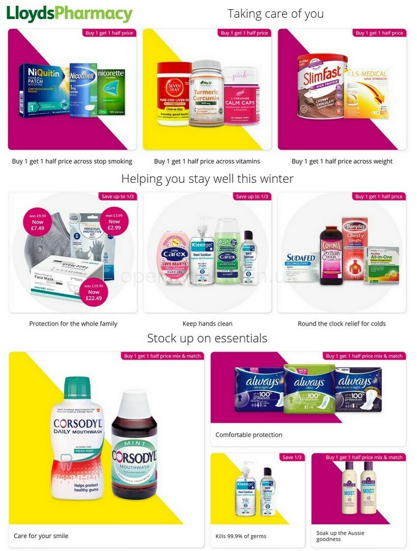 Lloyds Pharmacy Offers from 28 December