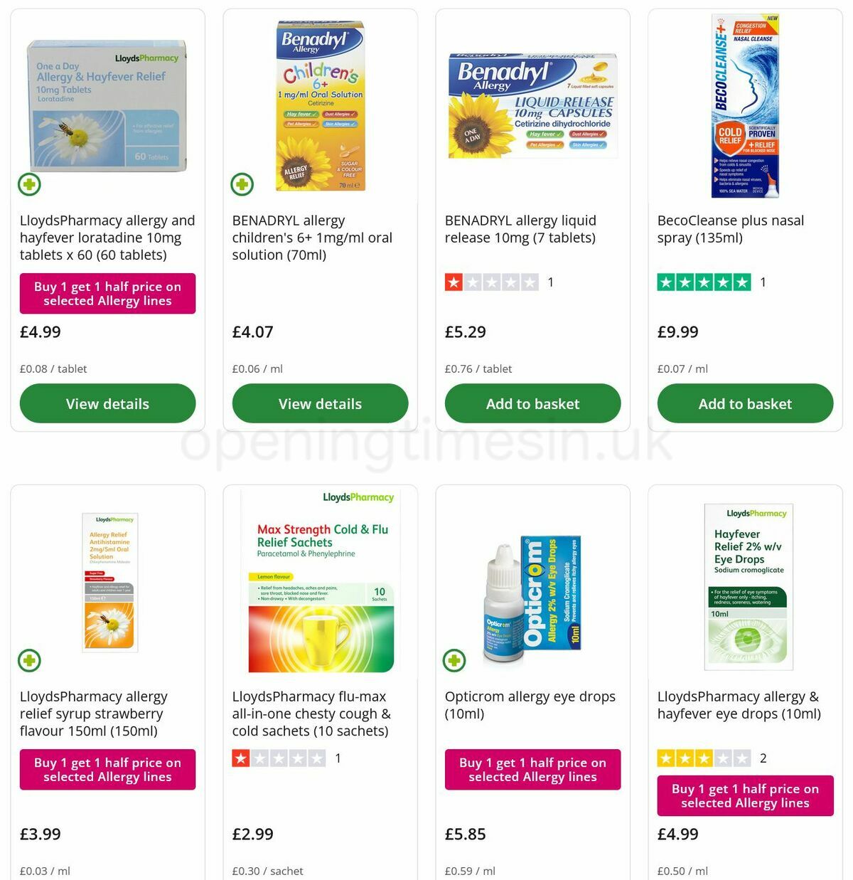 Lloyds Pharmacy Offers from 17 May