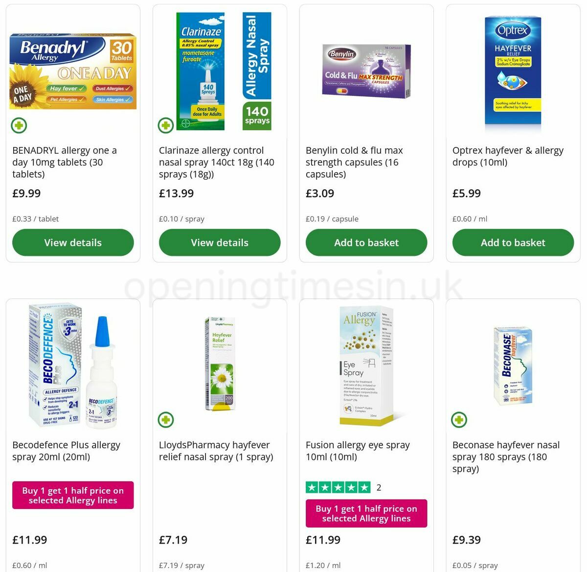 Lloyds Pharmacy Offers from 17 May
