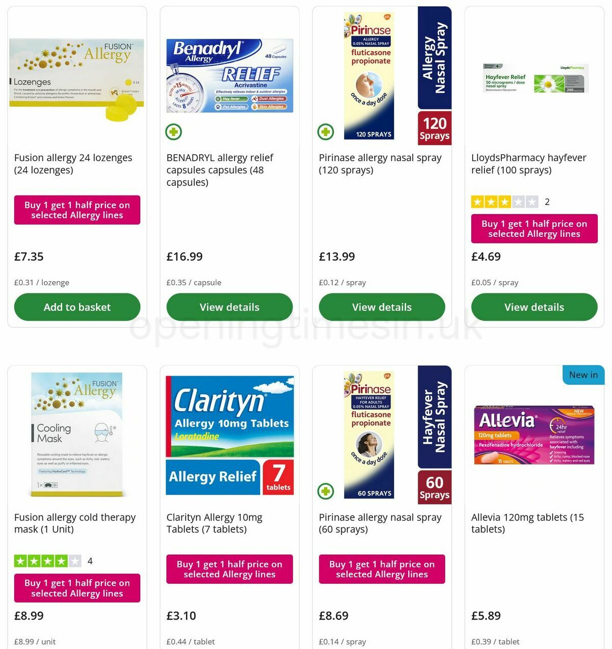 Lloyds Pharmacy Offers from 17 May