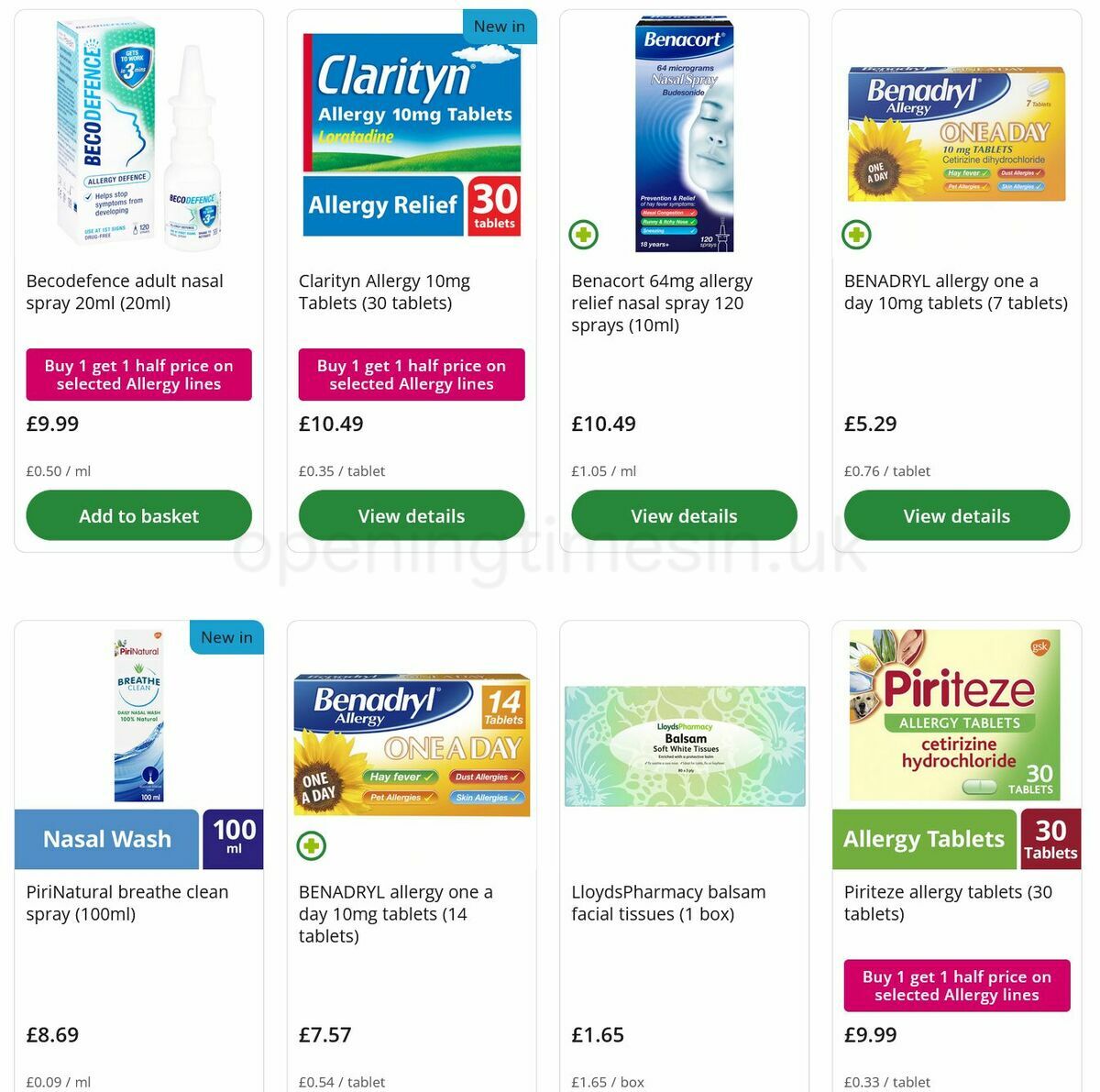 Lloyds Pharmacy Offers from 17 May