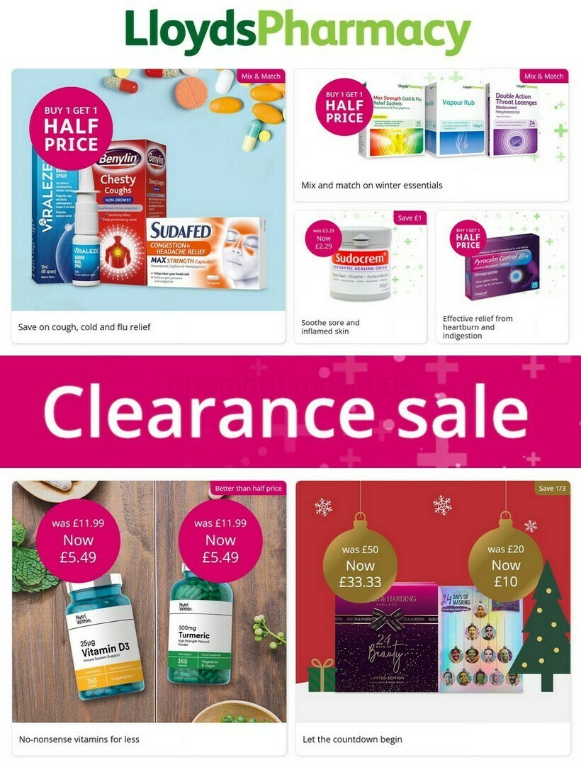 Lloyds Pharmacy Offers from 18 October