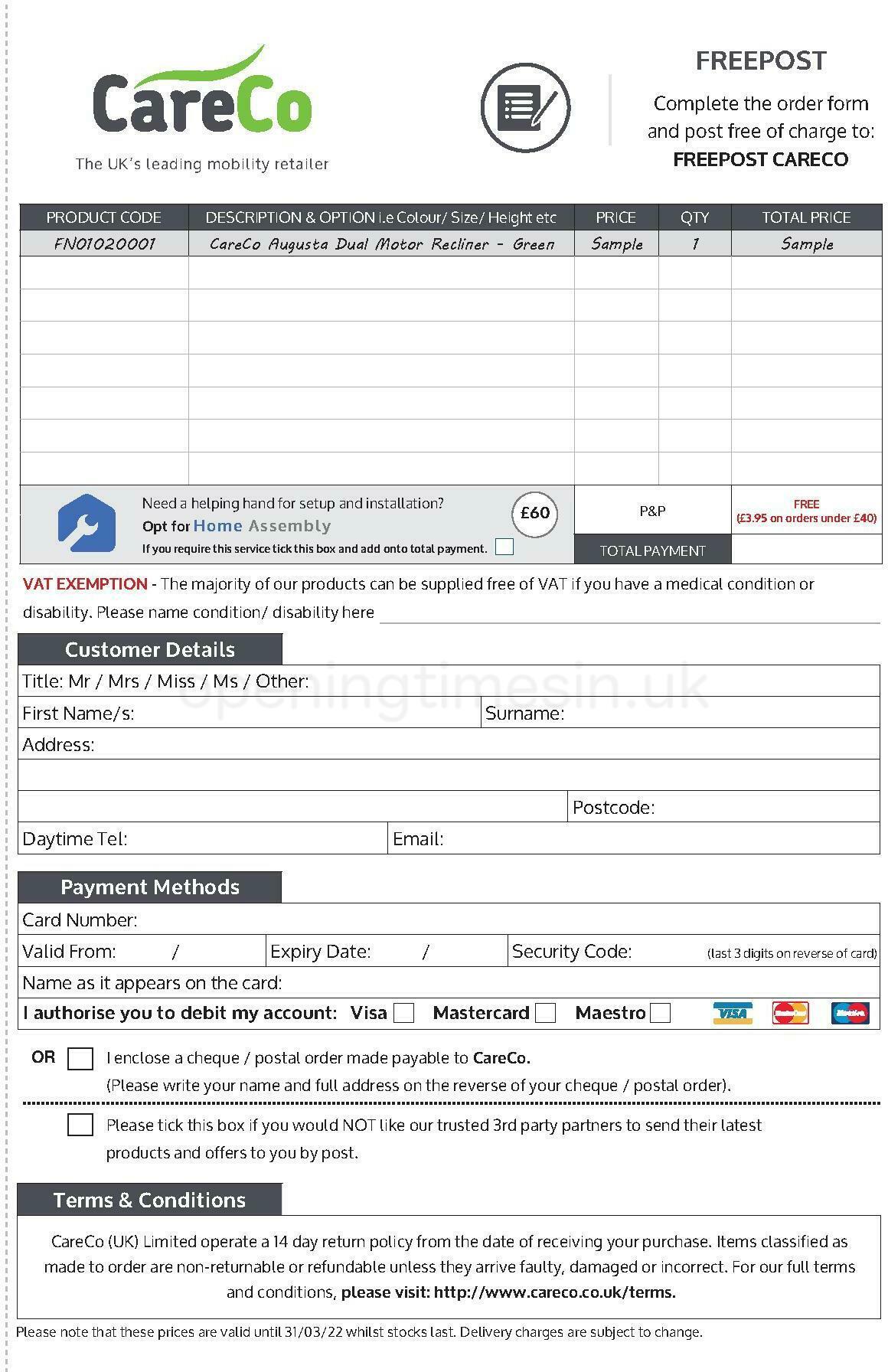 Lloyds Pharmacy CareCo Brochure Offers from 1 April