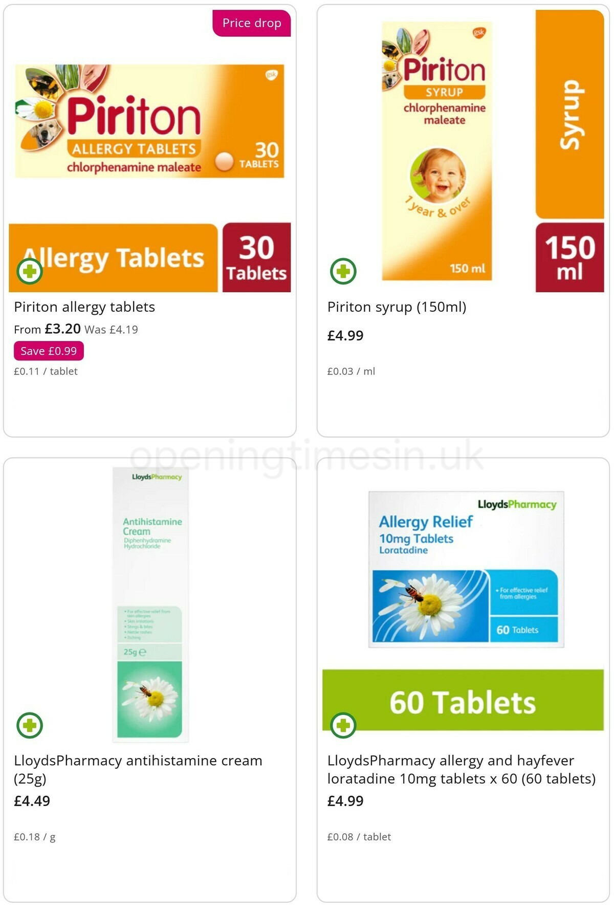 Lloyds Pharmacy Offers from 16 May