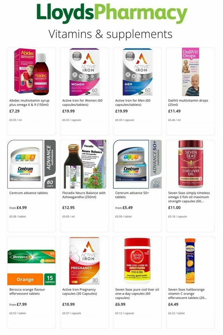 Lloyds Pharmacy Offers from 25 October