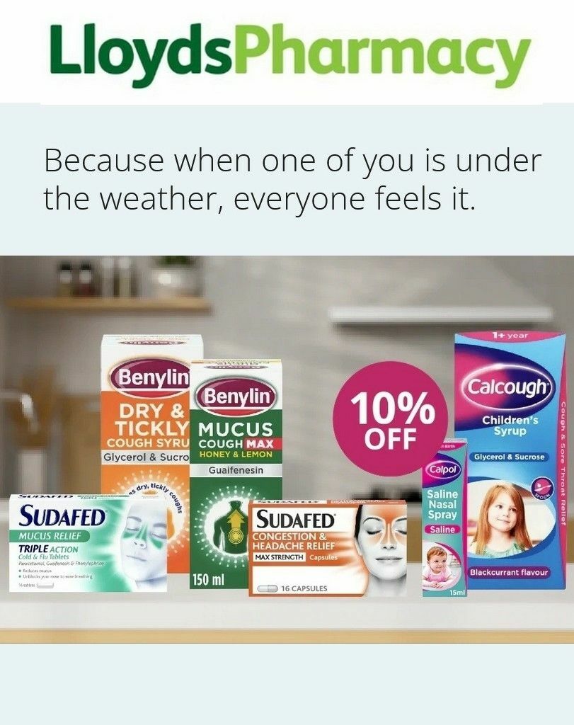 Lloyds Pharmacy Offers from 9 December