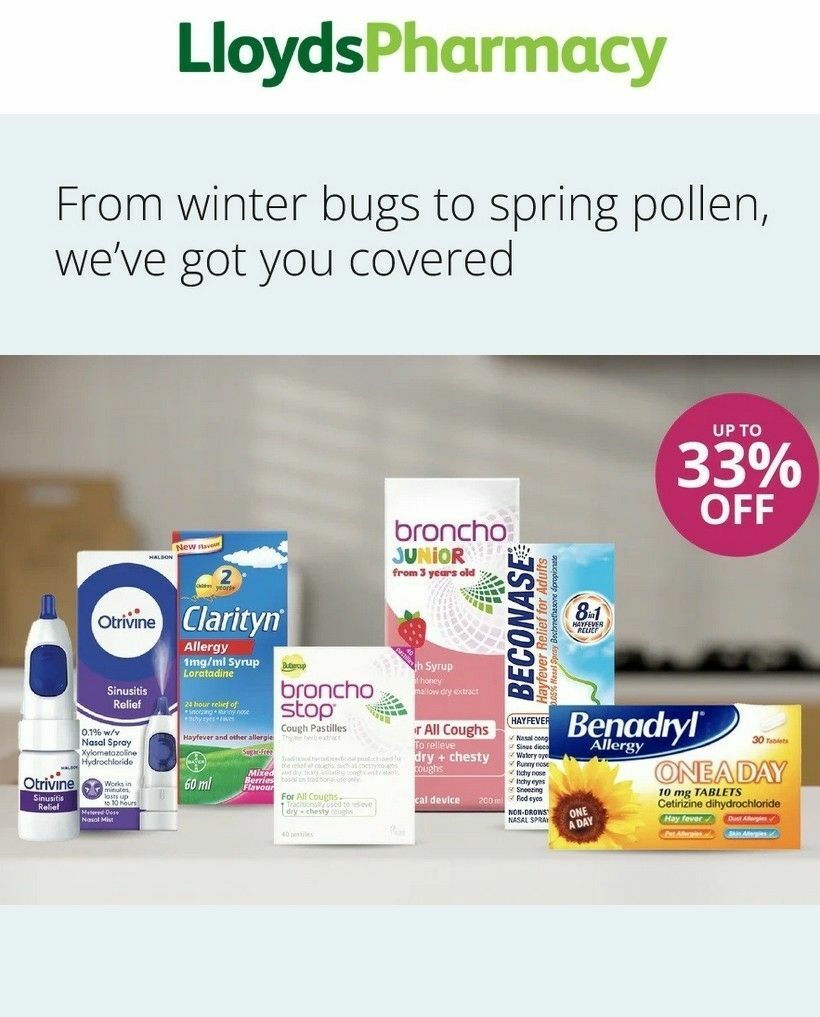 Lloyds Pharmacy Offers from 27 February