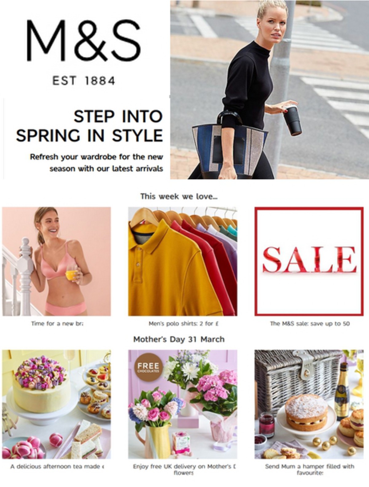 M&S Marks and Spencer Offers from 19 March