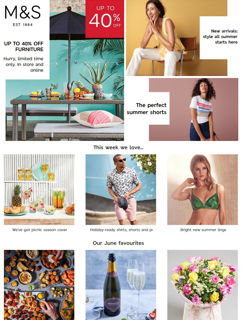 M&S Marks and Spencer Offers from 4 June