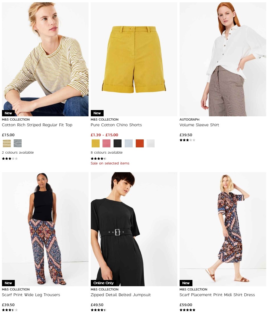 M&S Marks and Spencer Offers from 30 July