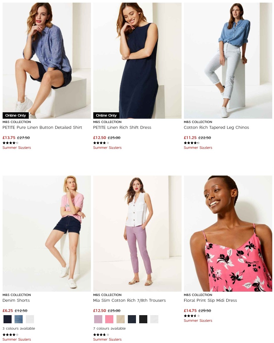 M&S Marks and Spencer Offers from 27 August