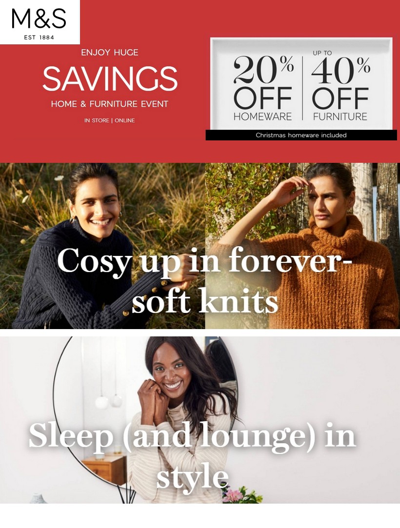 M&S Marks and Spencer Offers from 29 October