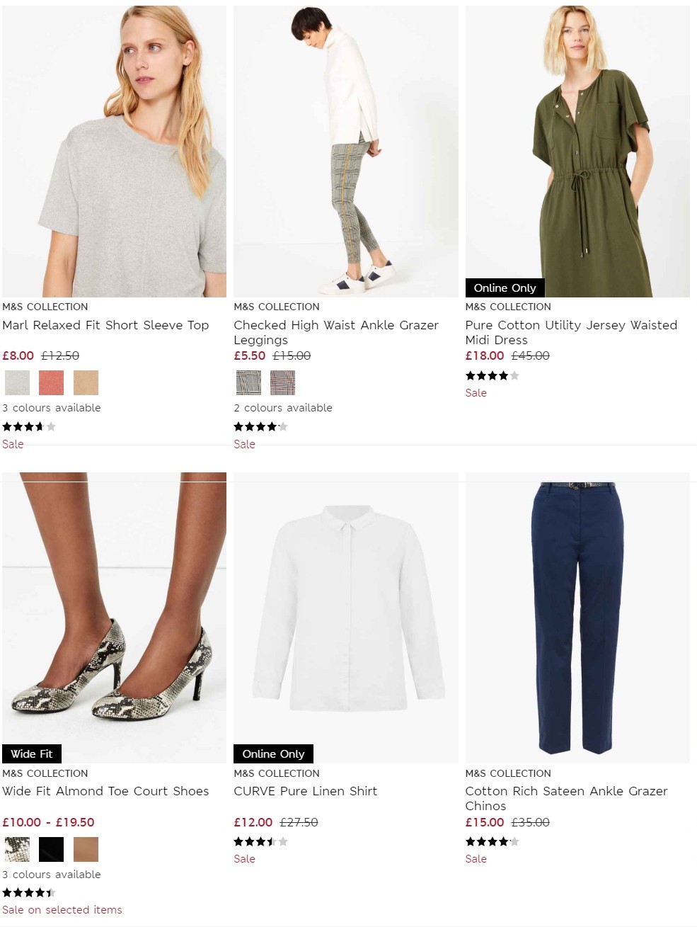 M&S Marks and Spencer Offers from 6 January