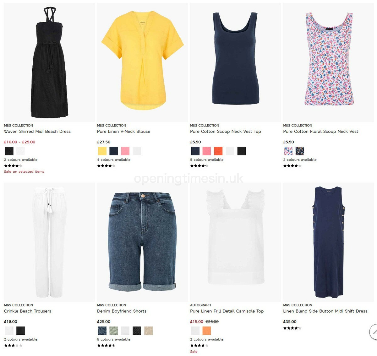 M&S Marks and Spencer Offers from 11 August
