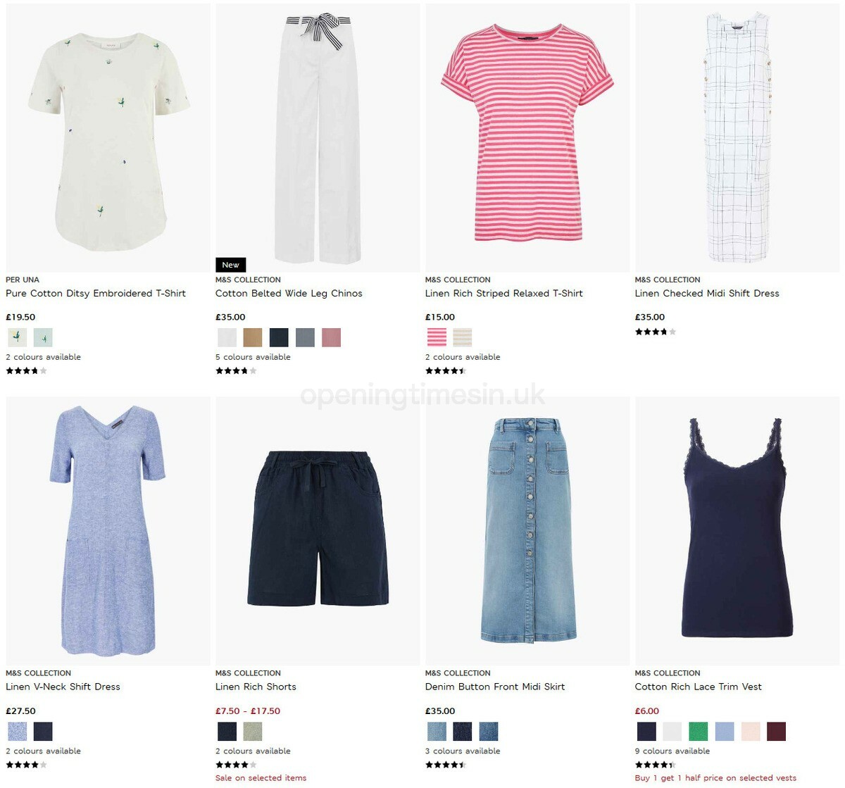 M&S Marks and Spencer Offers from 11 August
