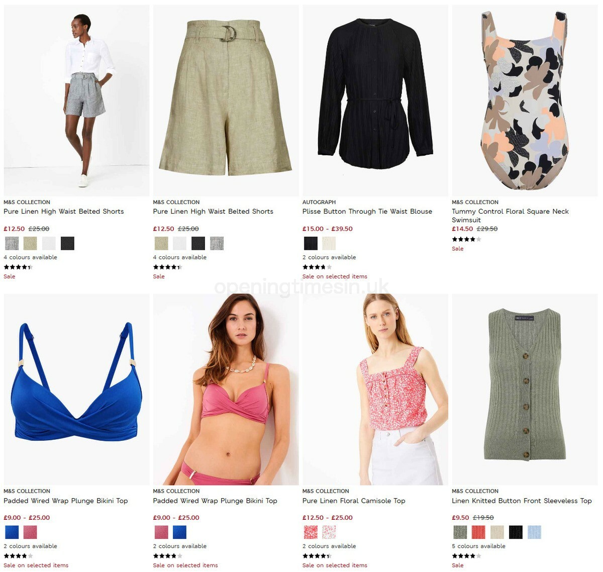 M&S Marks and Spencer Offers from 25 August