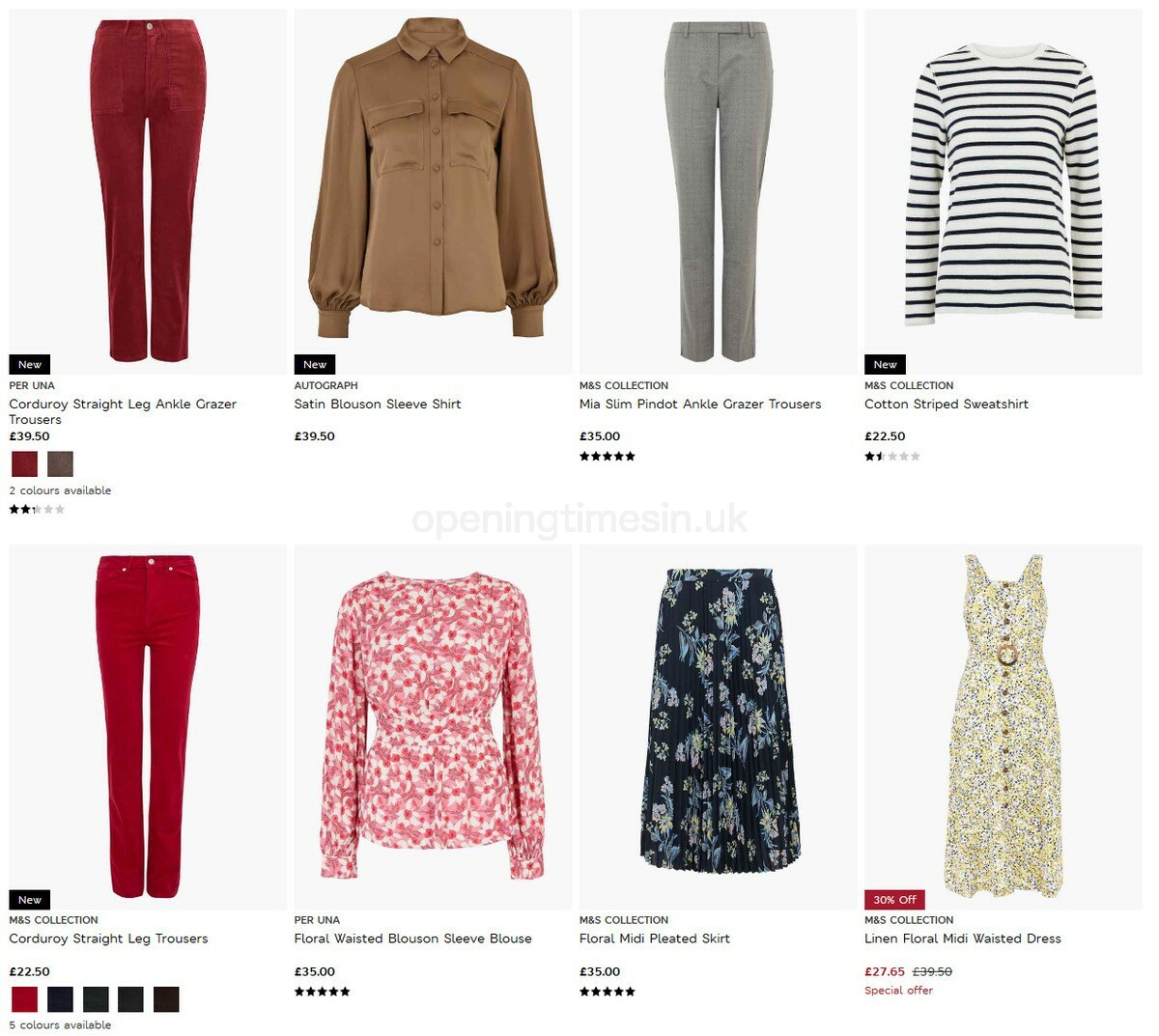M&S Marks and Spencer Offers from 1 September
