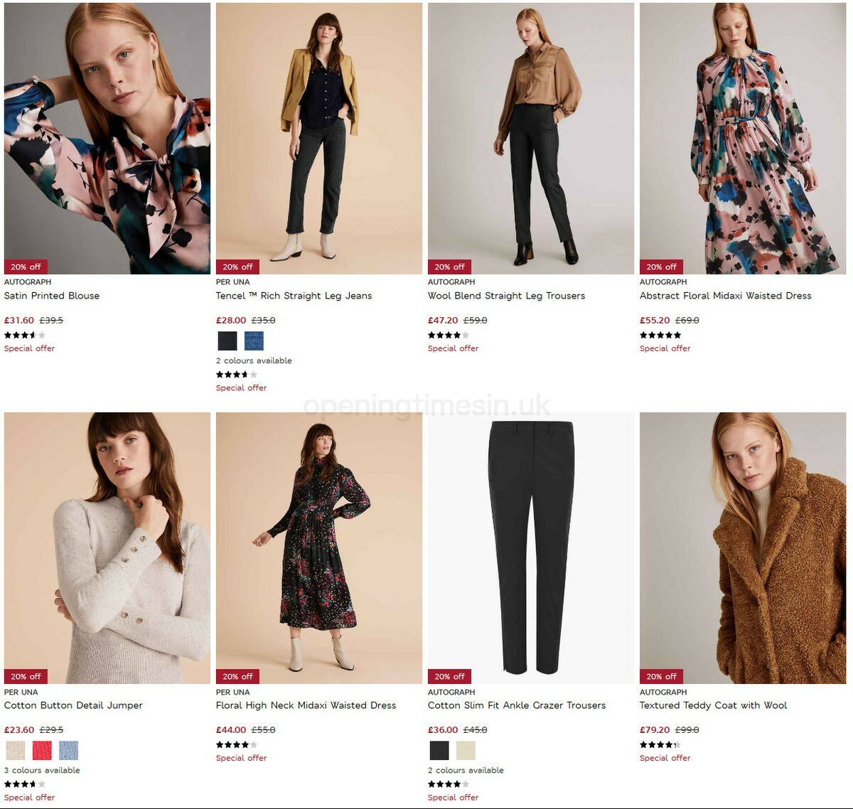 M&S Marks and Spencer Offers from 20 October