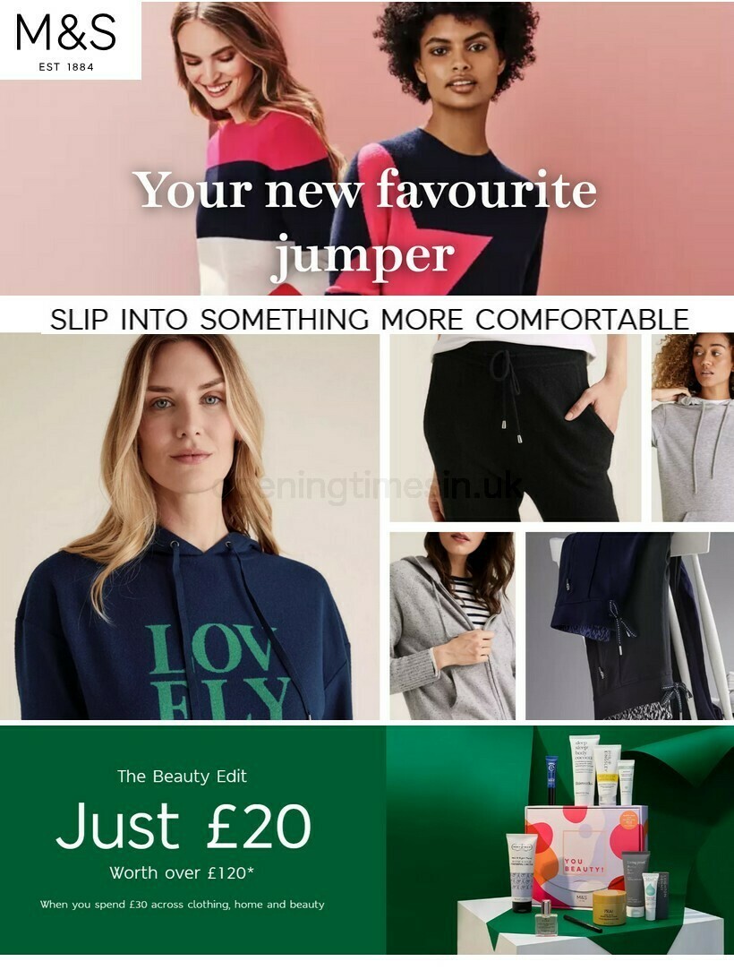 M&S Marks and Spencer Offers from 3 November