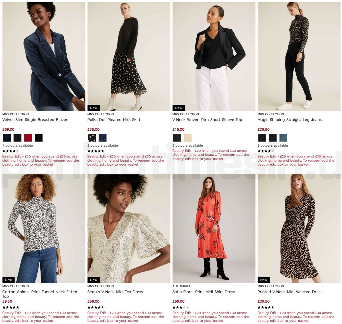 M&S Marks and Spencer Offers from 3 November