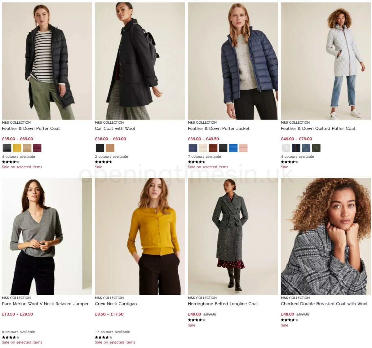 M&S Marks and Spencer Offers from 4 January