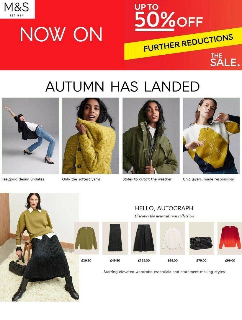 M&S Marks and Spencer Offers from 12 October