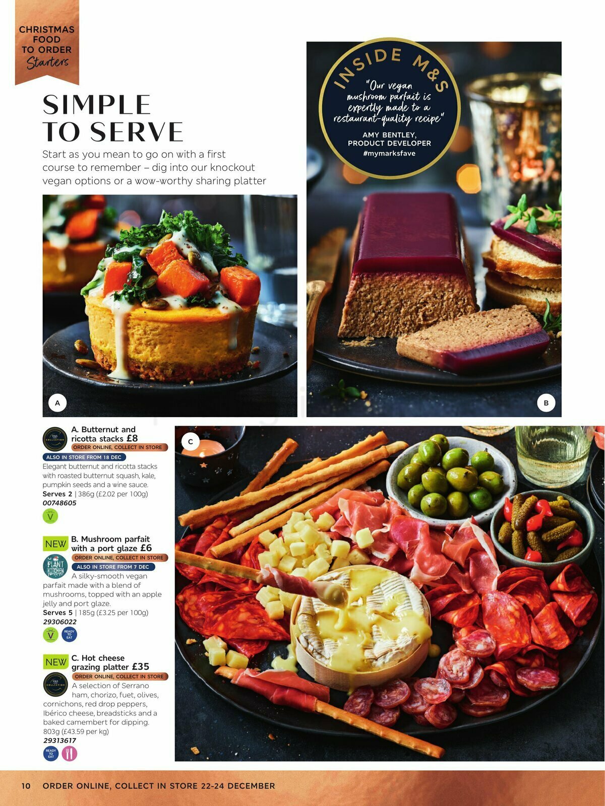M&S Marks and Spencer Christmas Food Offers from 16 October