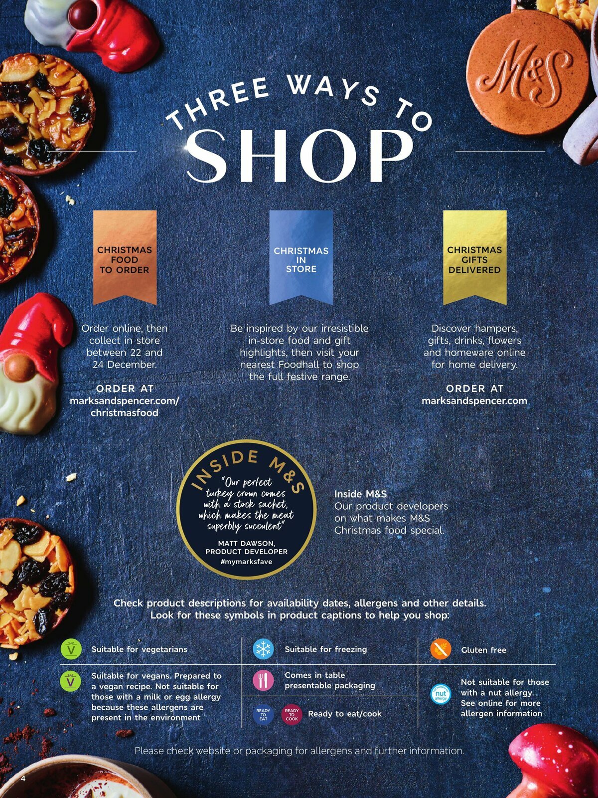 M&S Marks and Spencer Christmas Food Offers from 16 October