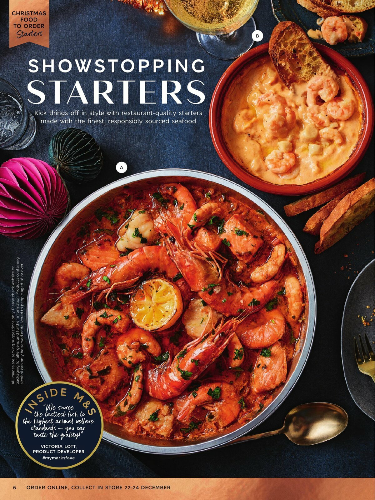 M&S Marks and Spencer Christmas Food Offers from 16 October