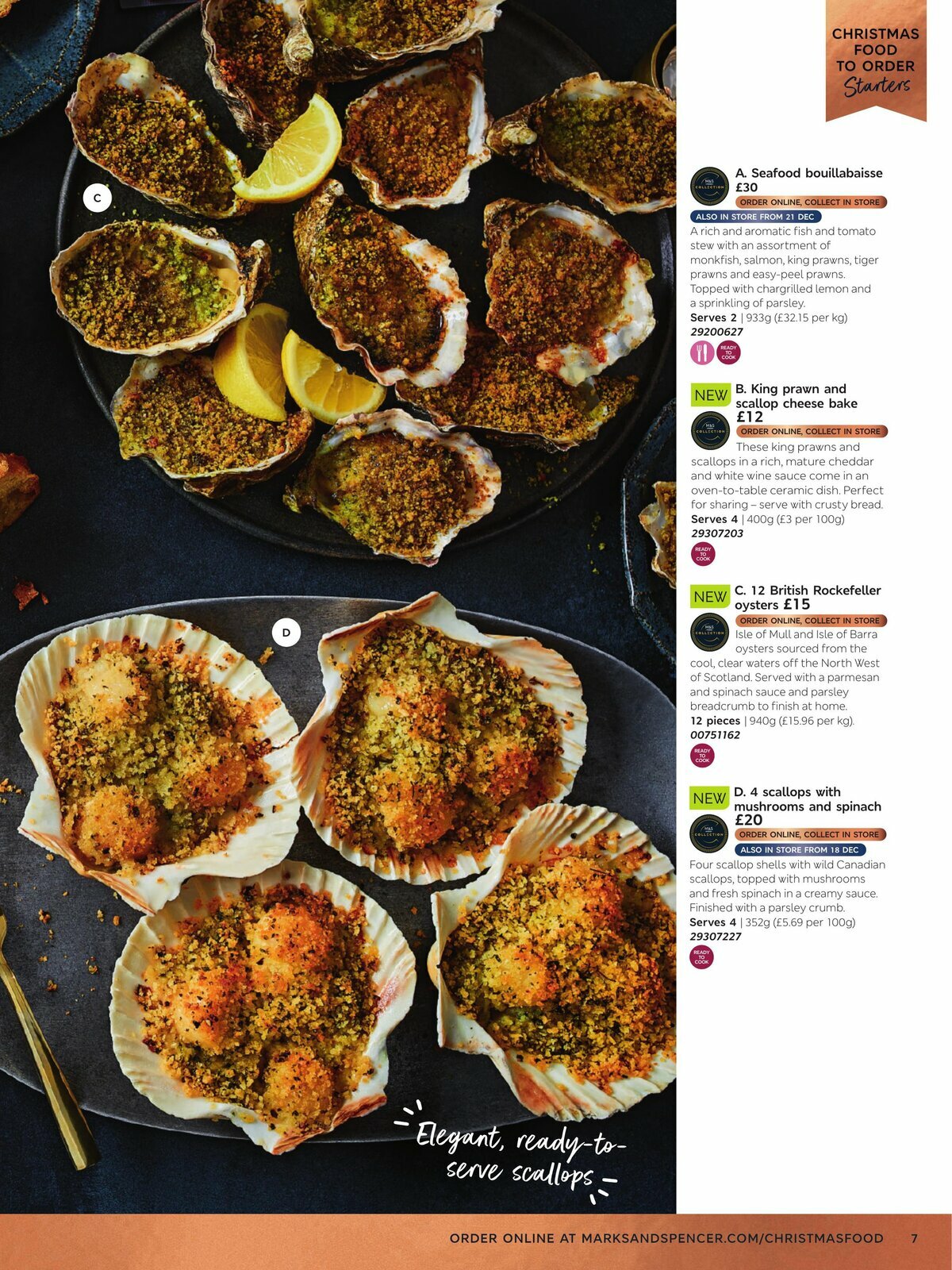 M&S Marks and Spencer Christmas Food Offers from 16 October