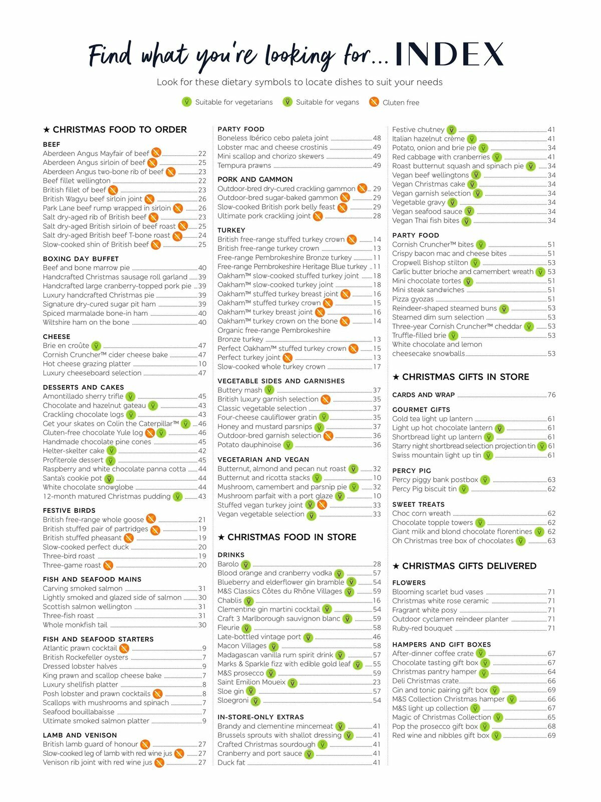 M&S Marks and Spencer Christmas Food Offers from 16 October