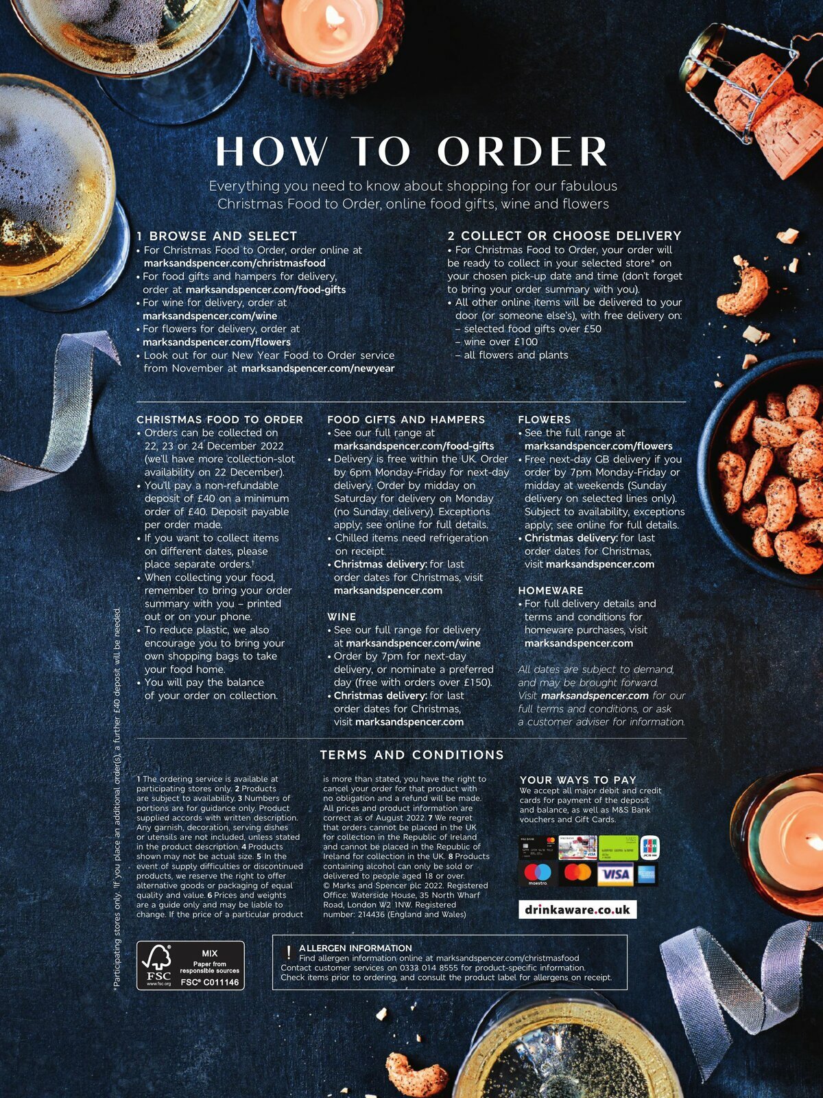 M&S Marks and Spencer Christmas Food Offers from 16 October