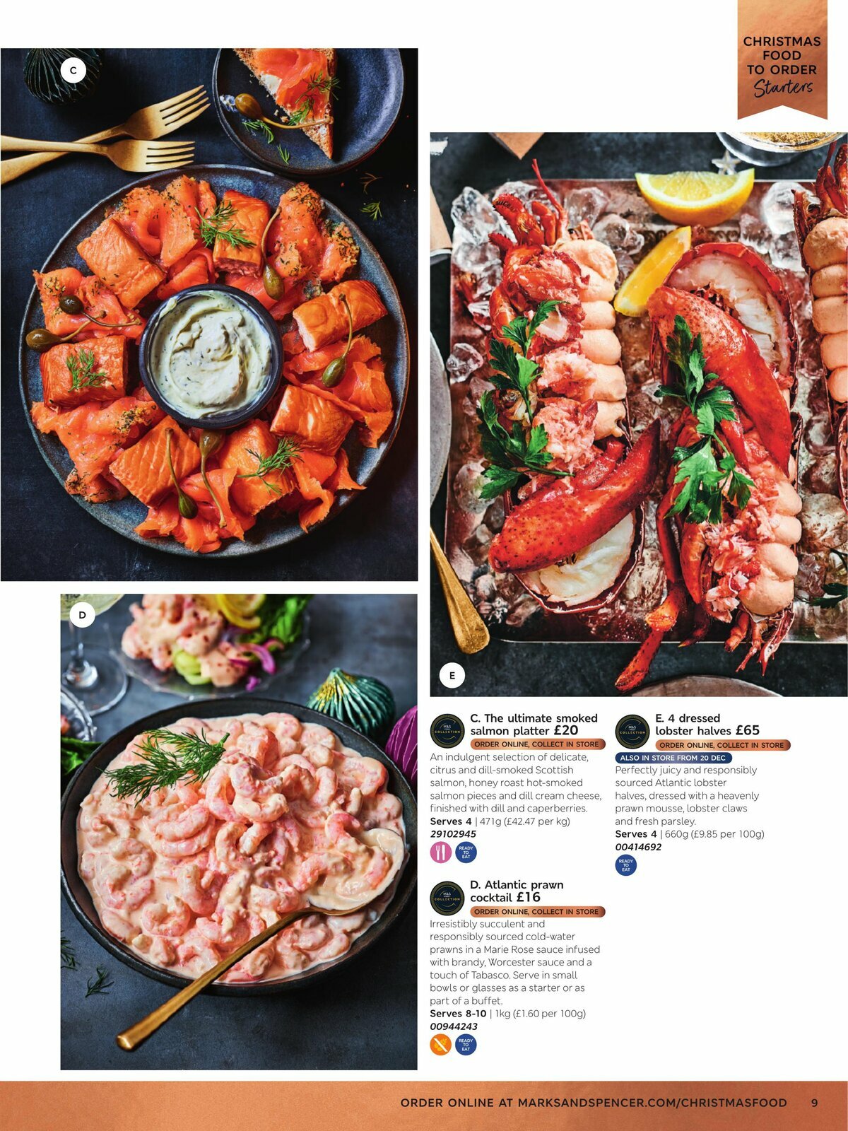 M&S Marks and Spencer Christmas Food Offers from 16 October