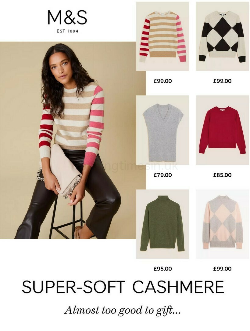 M&S Marks and Spencer Offers from 5 December