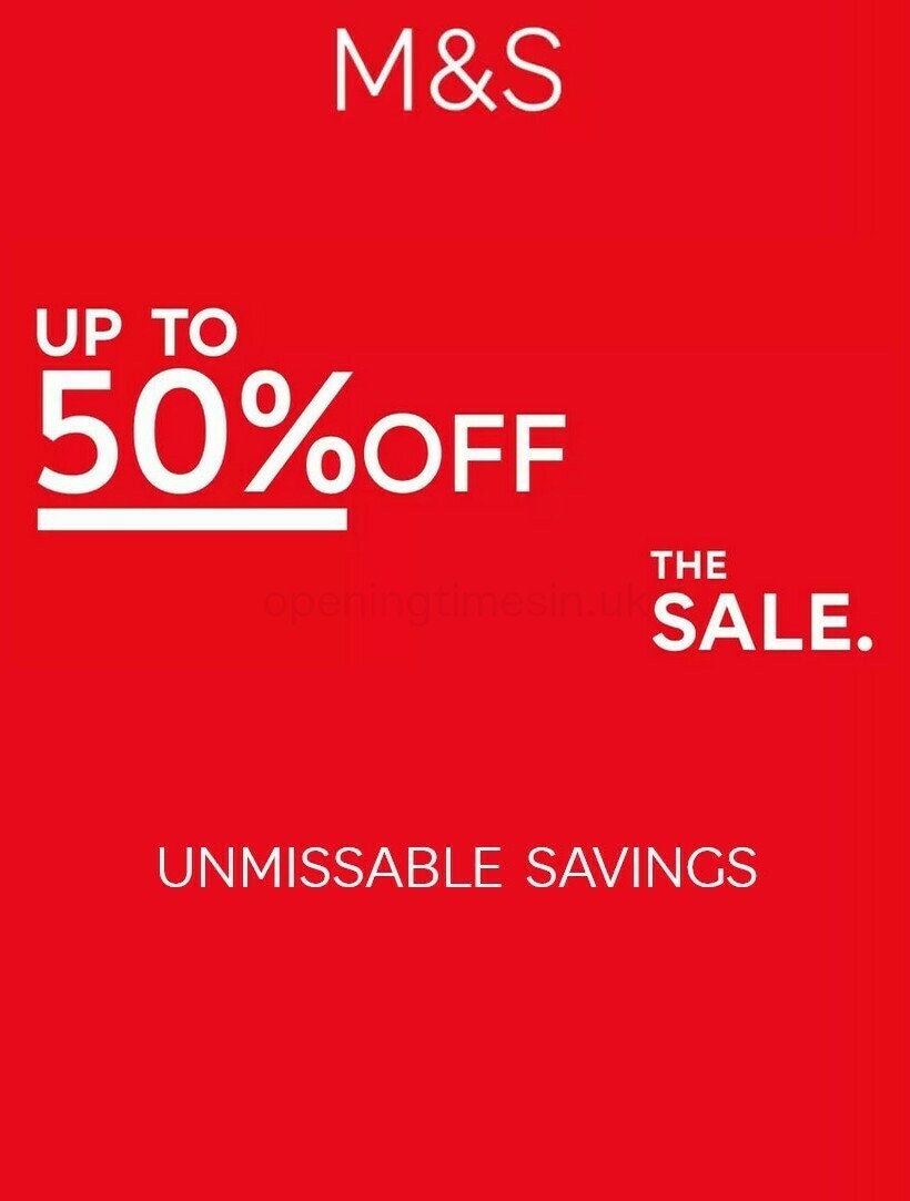 M&S Marks and Spencer Offers from 27 December