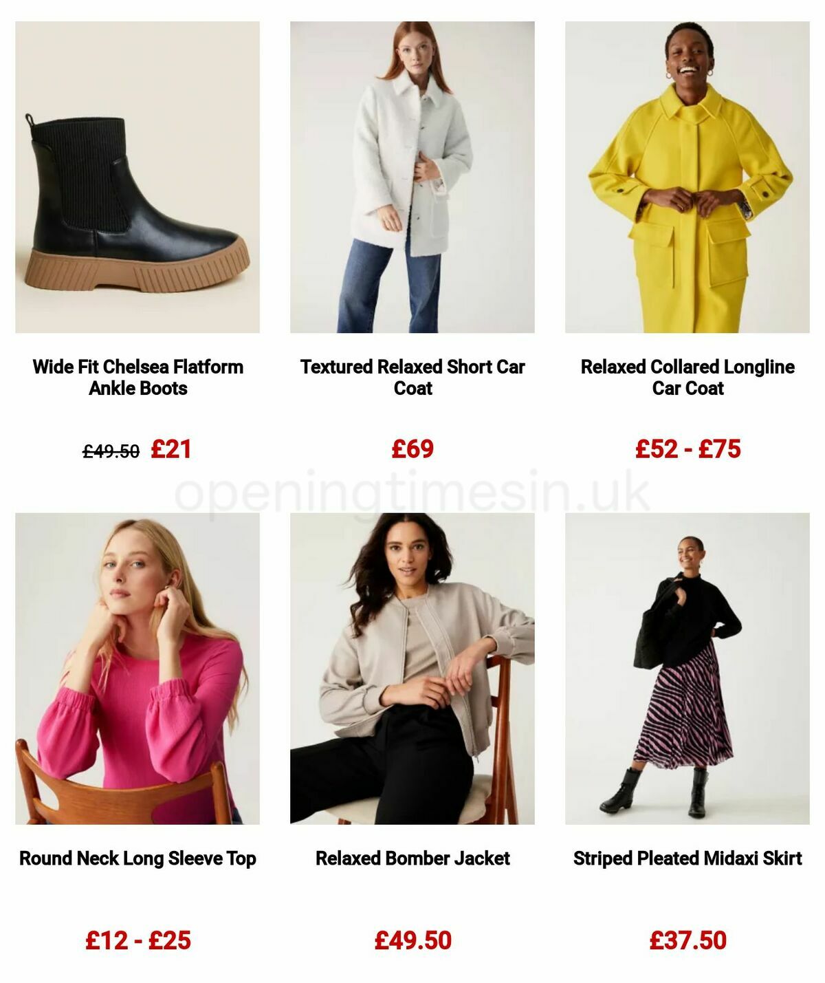 M&S Marks and Spencer Offers from 17 January