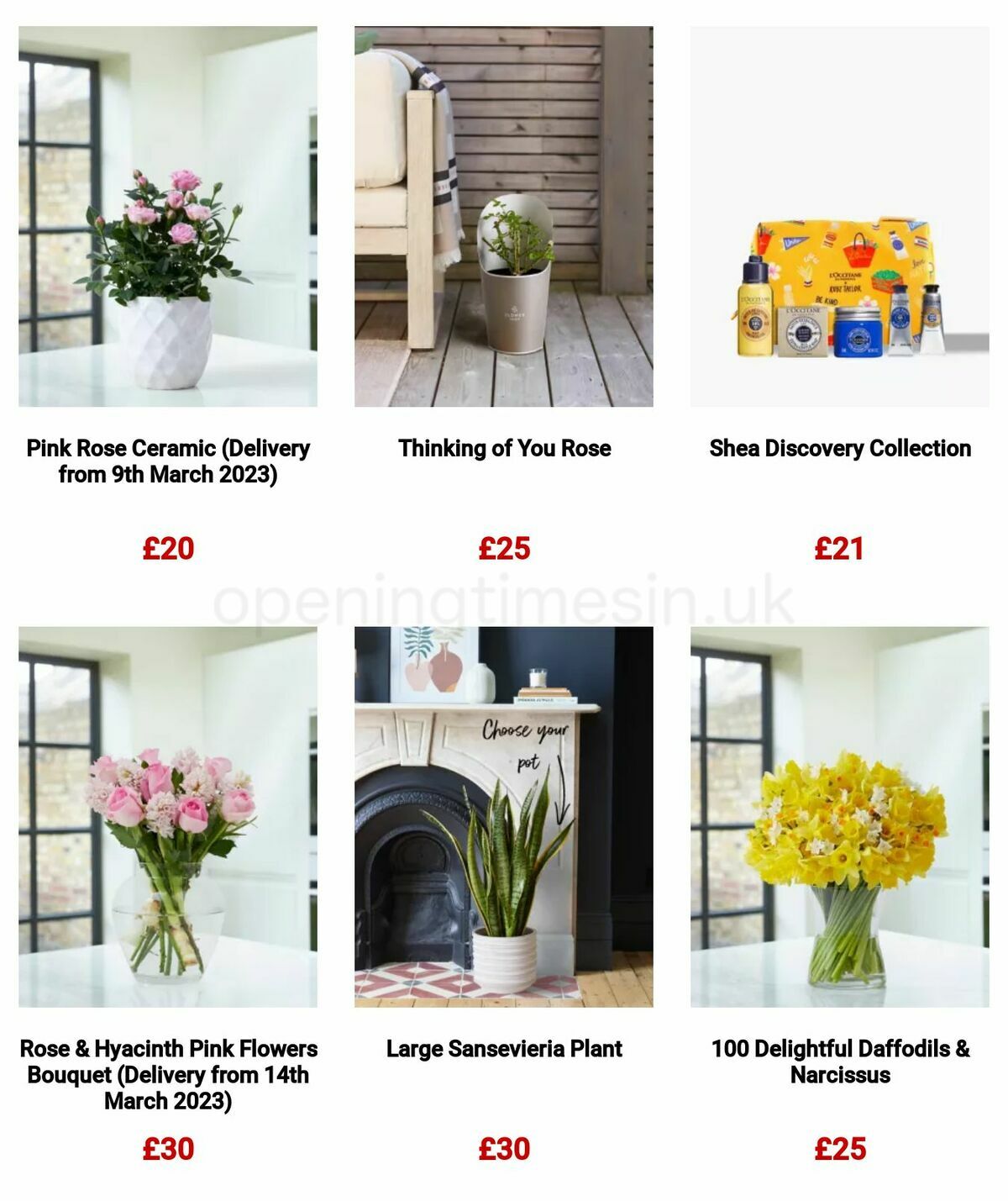 M&S Marks and Spencer Mother's Day Offers from 6 March