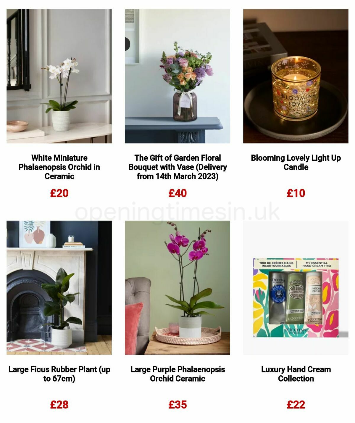 M&S Marks and Spencer Mother's Day Offers from 6 March