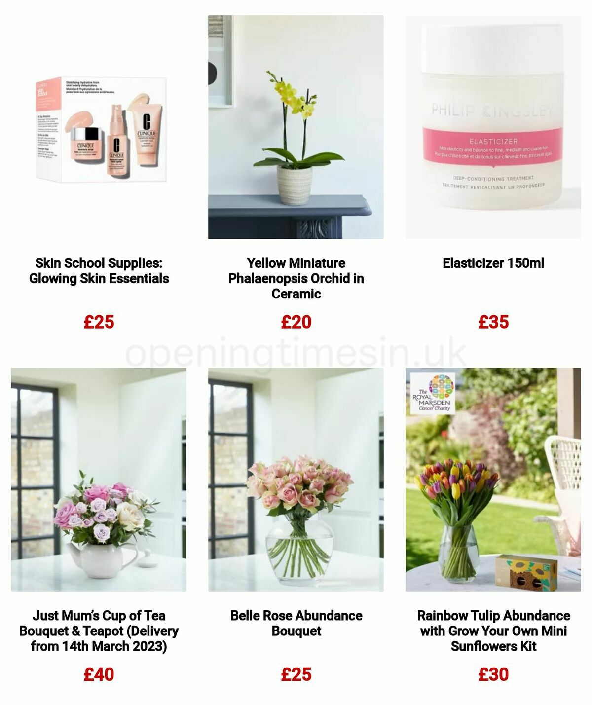 M&S Marks and Spencer Mother's Day Offers from 6 March