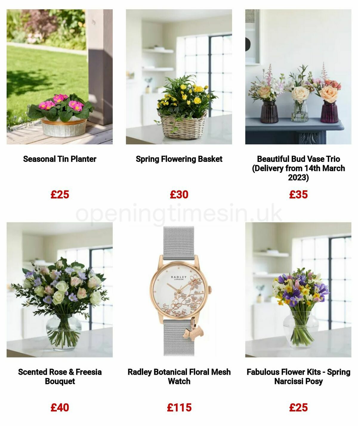 M&S Marks and Spencer Mother's Day Offers from 6 March