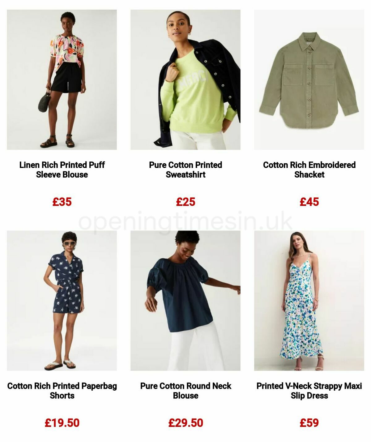 M&S Marks and Spencer Offers from 24 April
