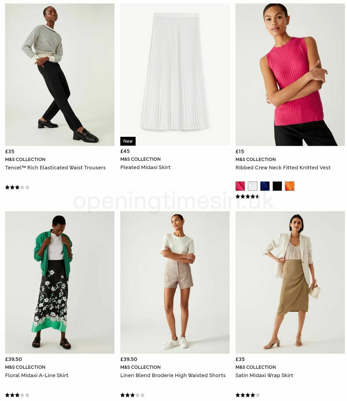 M&S Marks and Spencer Offers from 15 May