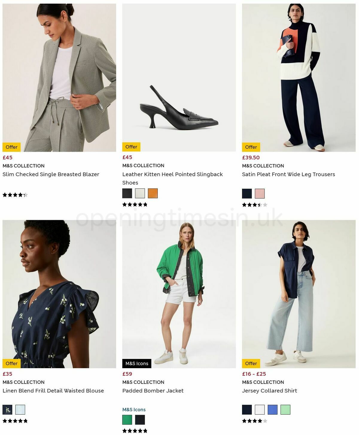 M&S Marks and Spencer Offers from 29 May
