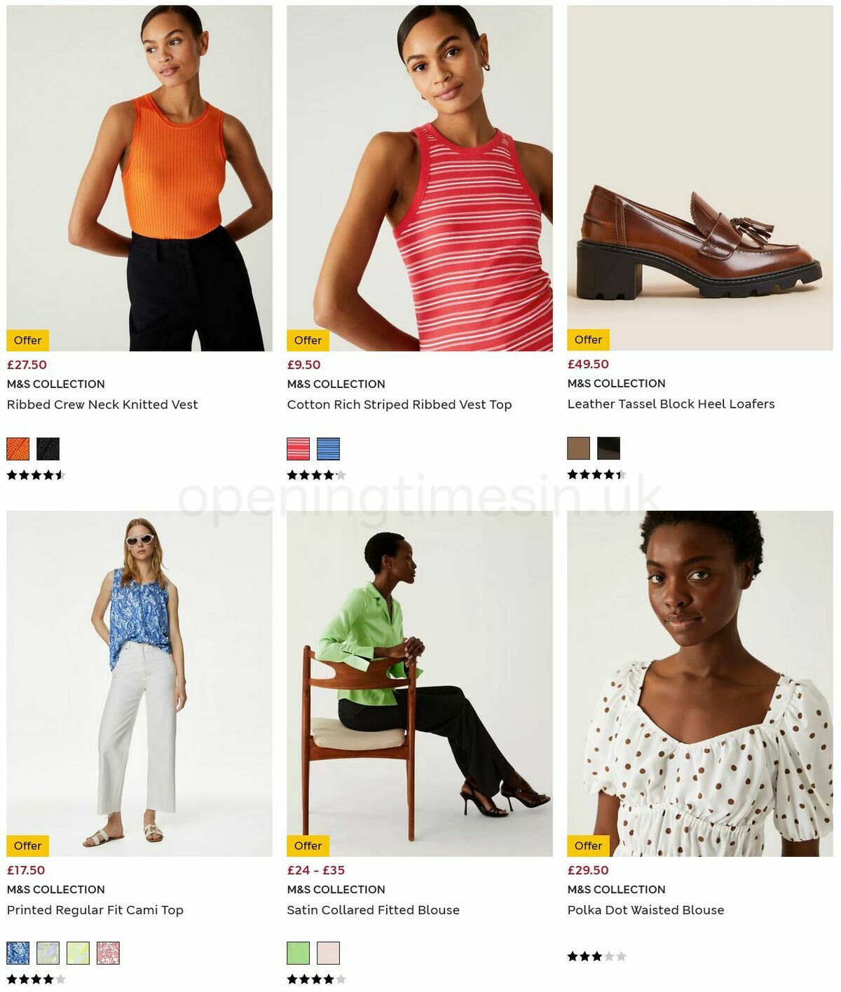 M&S Marks and Spencer Offers from 29 May